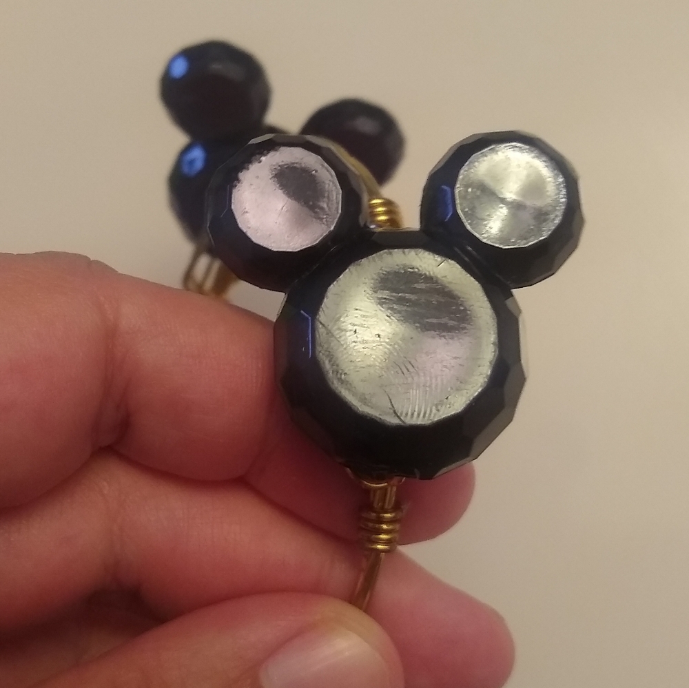 Mickey Mouse Wire Wrapped Bangle - image 5